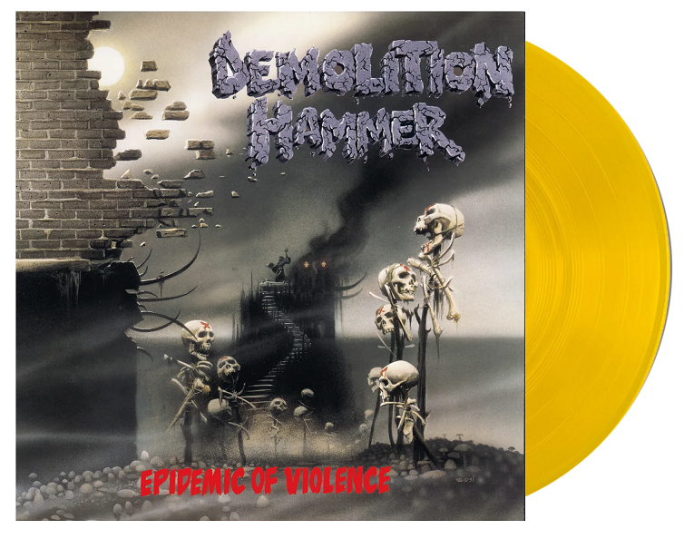 Demolition Hammer - Epidemic of Violence. LTD ED. Yellow LP.